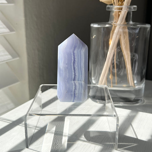 BLUE LACE AGATE TOWER