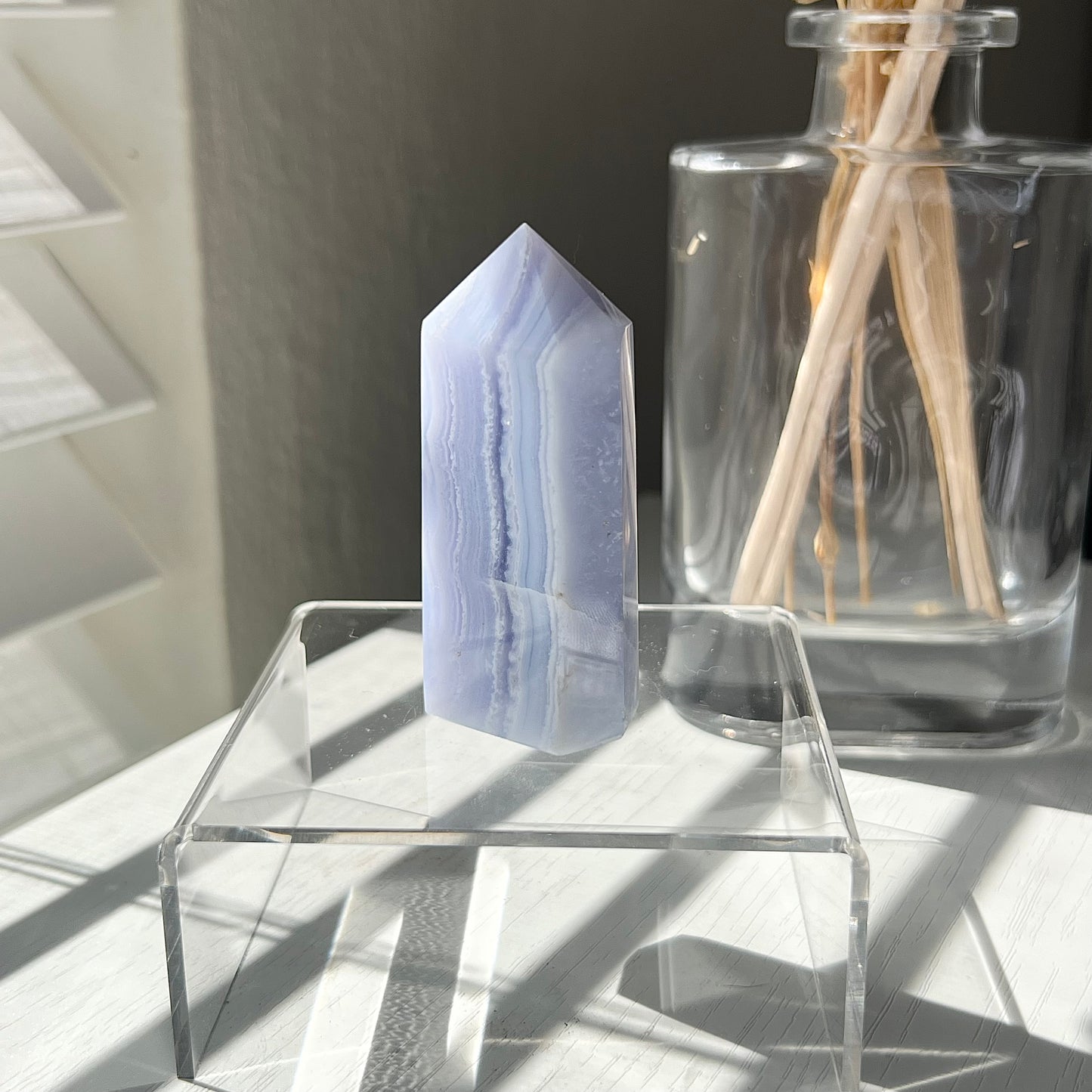 BLUE LACE AGATE TOWER