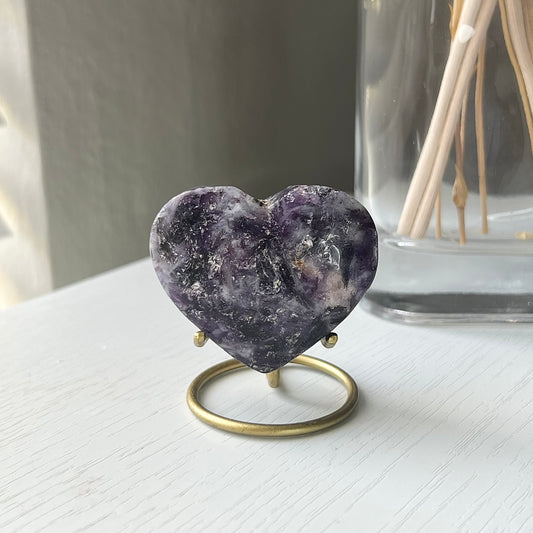 LEPIDOLITE HEART