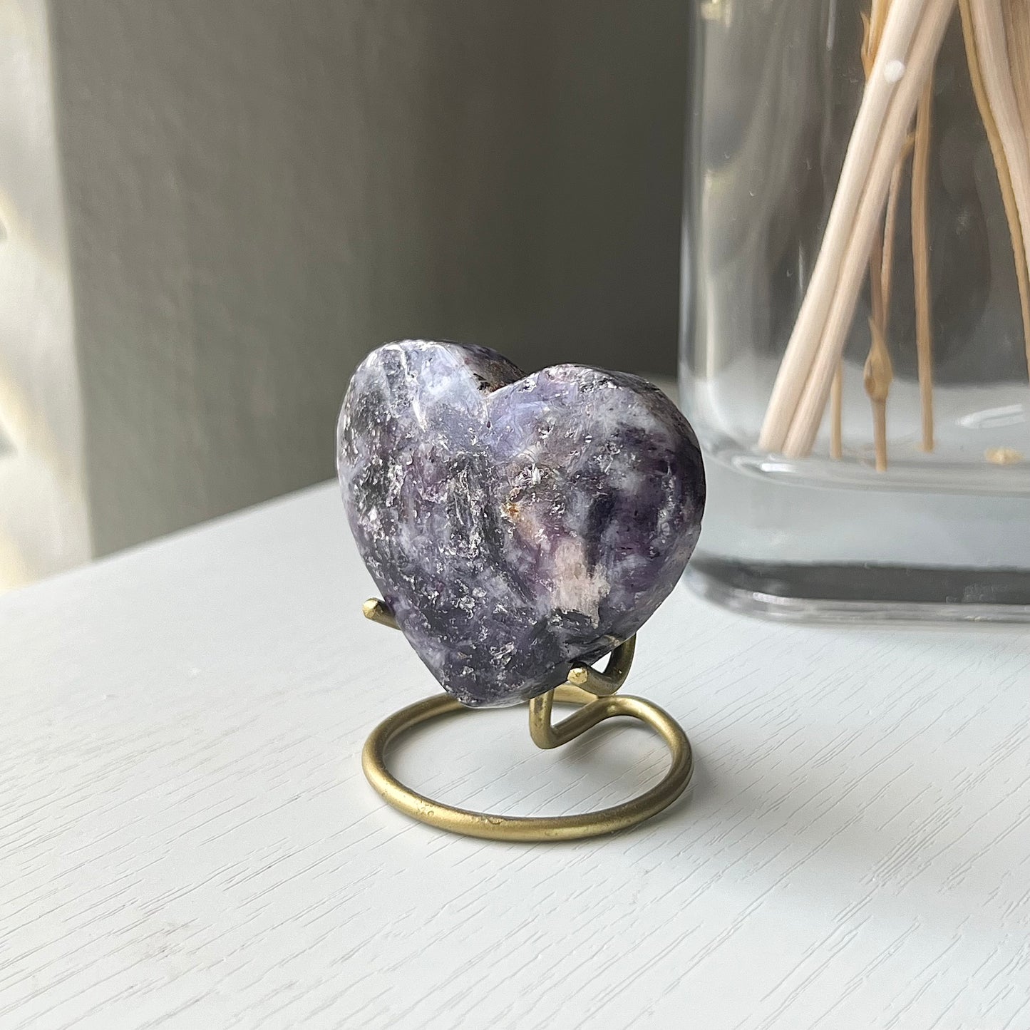 LEPIDOLITE HEART