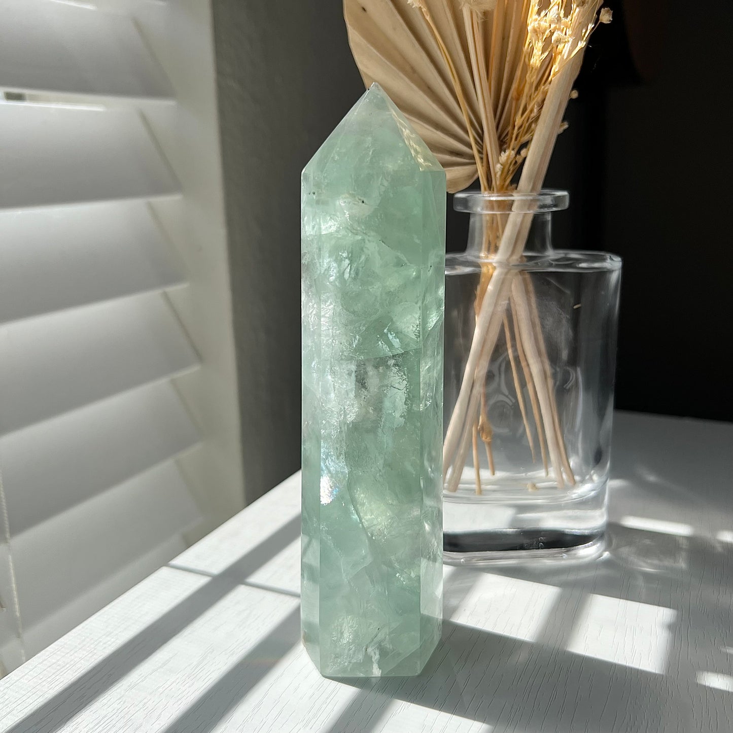 GREEN FLUORITE TOWER