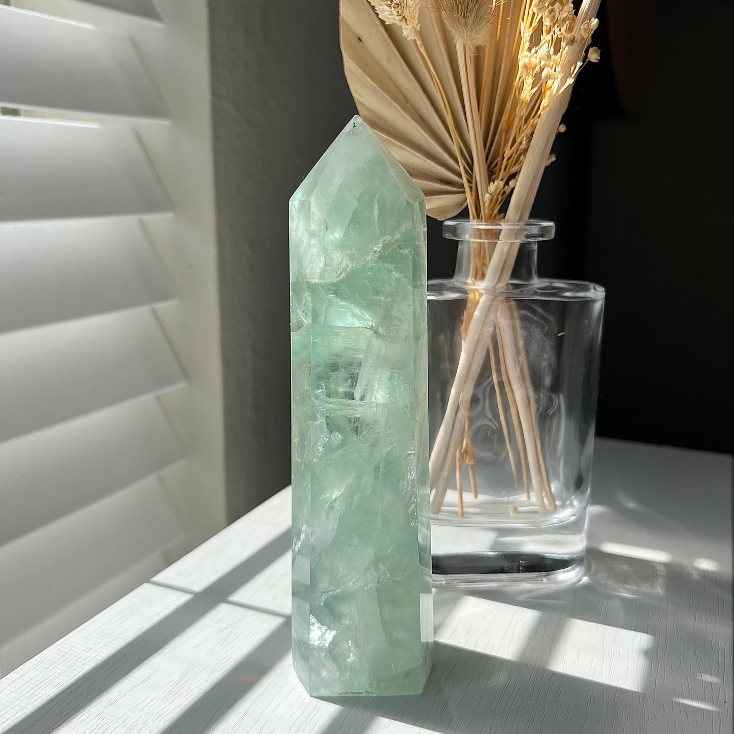 GREEN FLUORITE TOWER