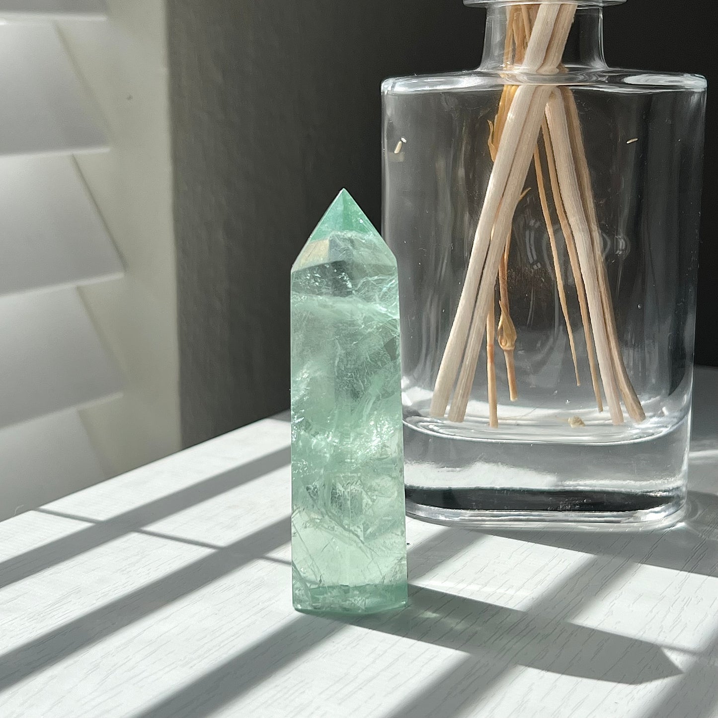 GREEN FLUORITE TOWER