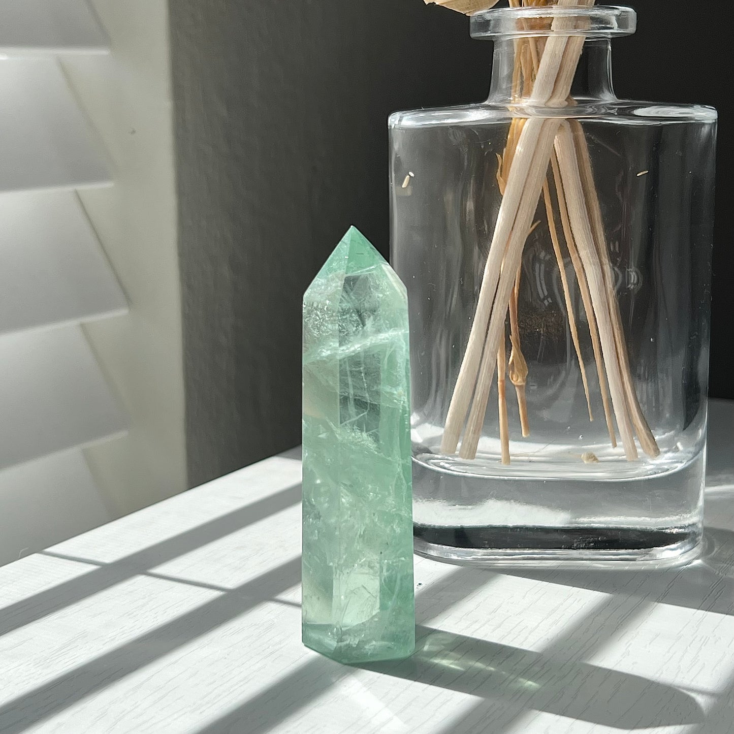 GREEN FLUORITE TOWER