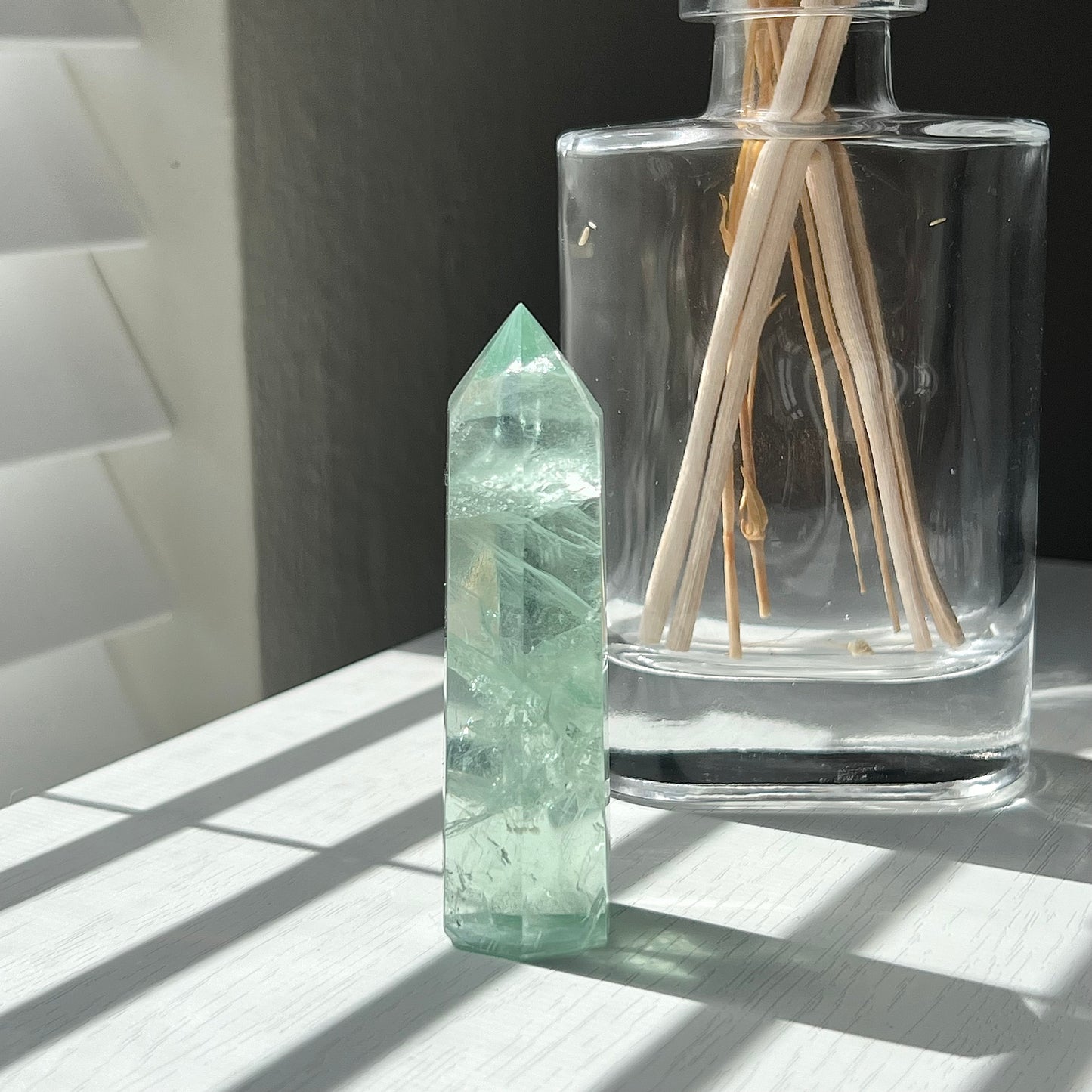 GREEN FLUORITE TOWER