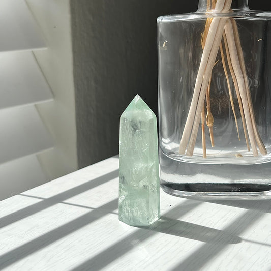 GREEN FLUORITE TOWER