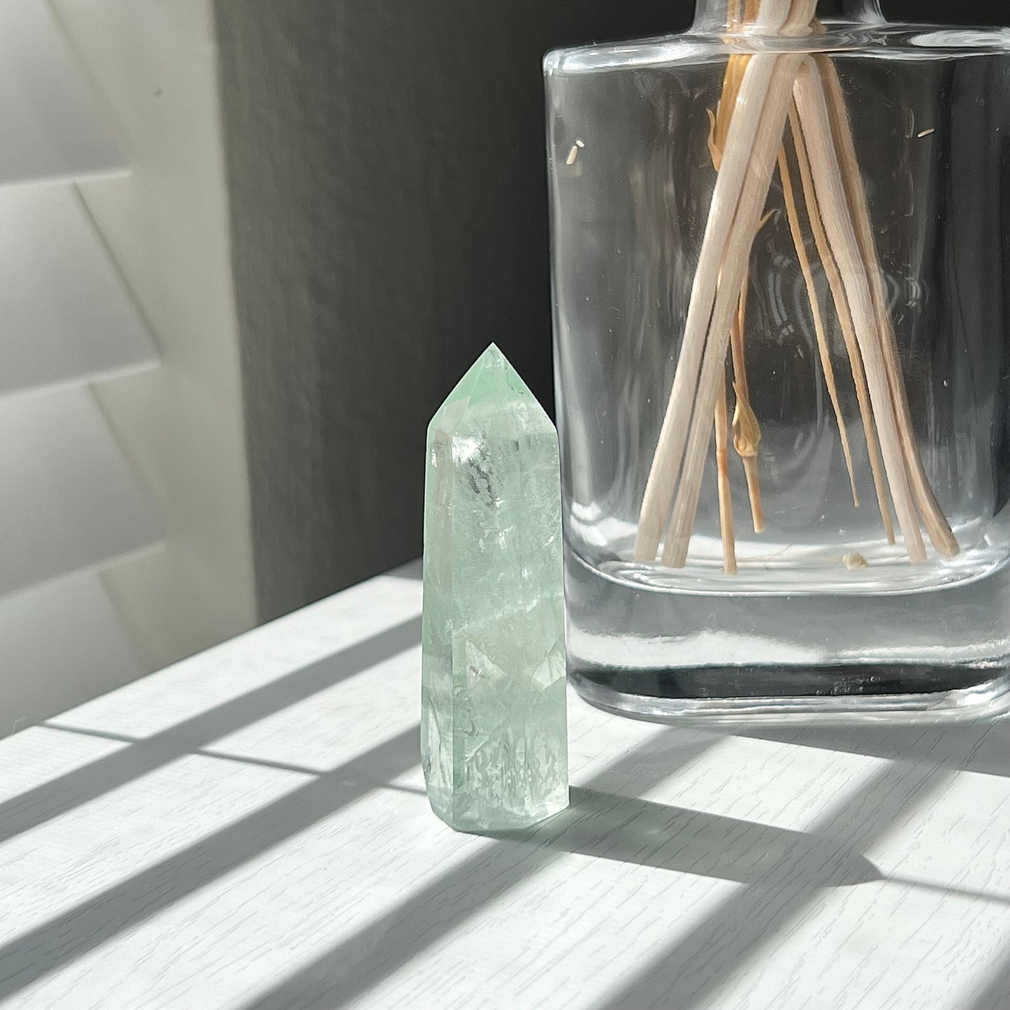 GREEN FLUORITE TOWER