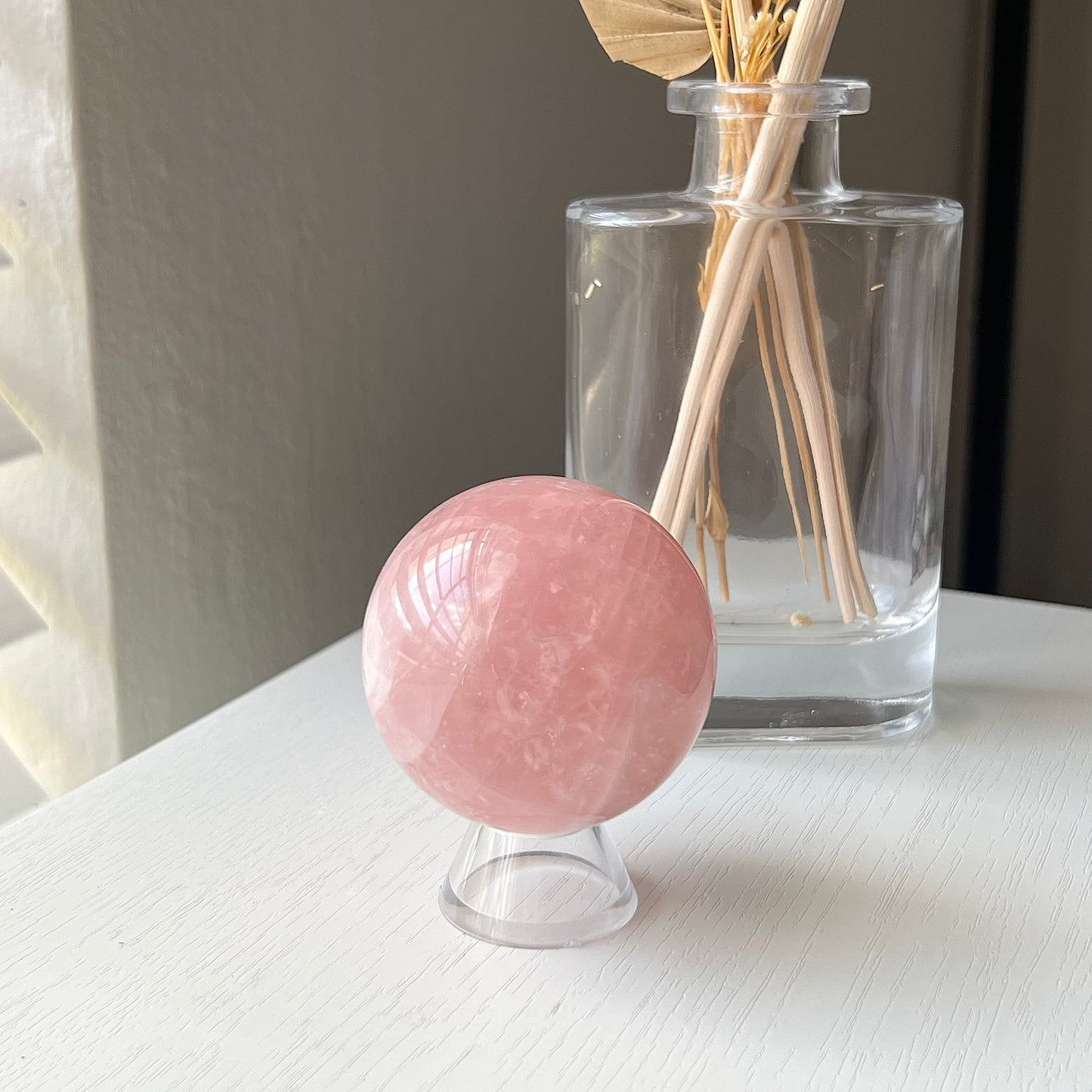 ROSE QUARTZ SPHERE