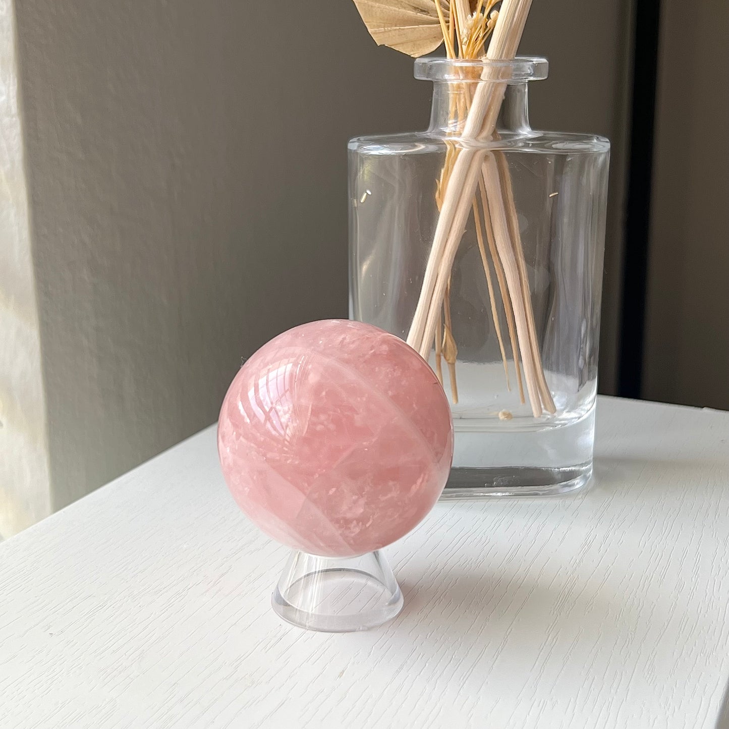 ROSE QUARTZ SPHERE