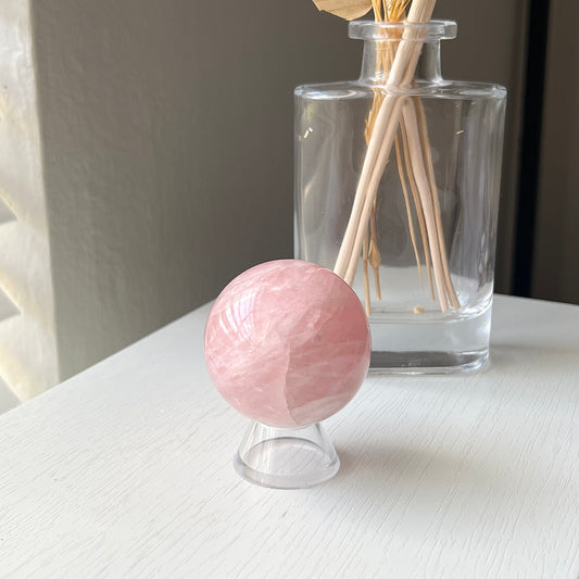 ROSE QUARTZ SPHERE