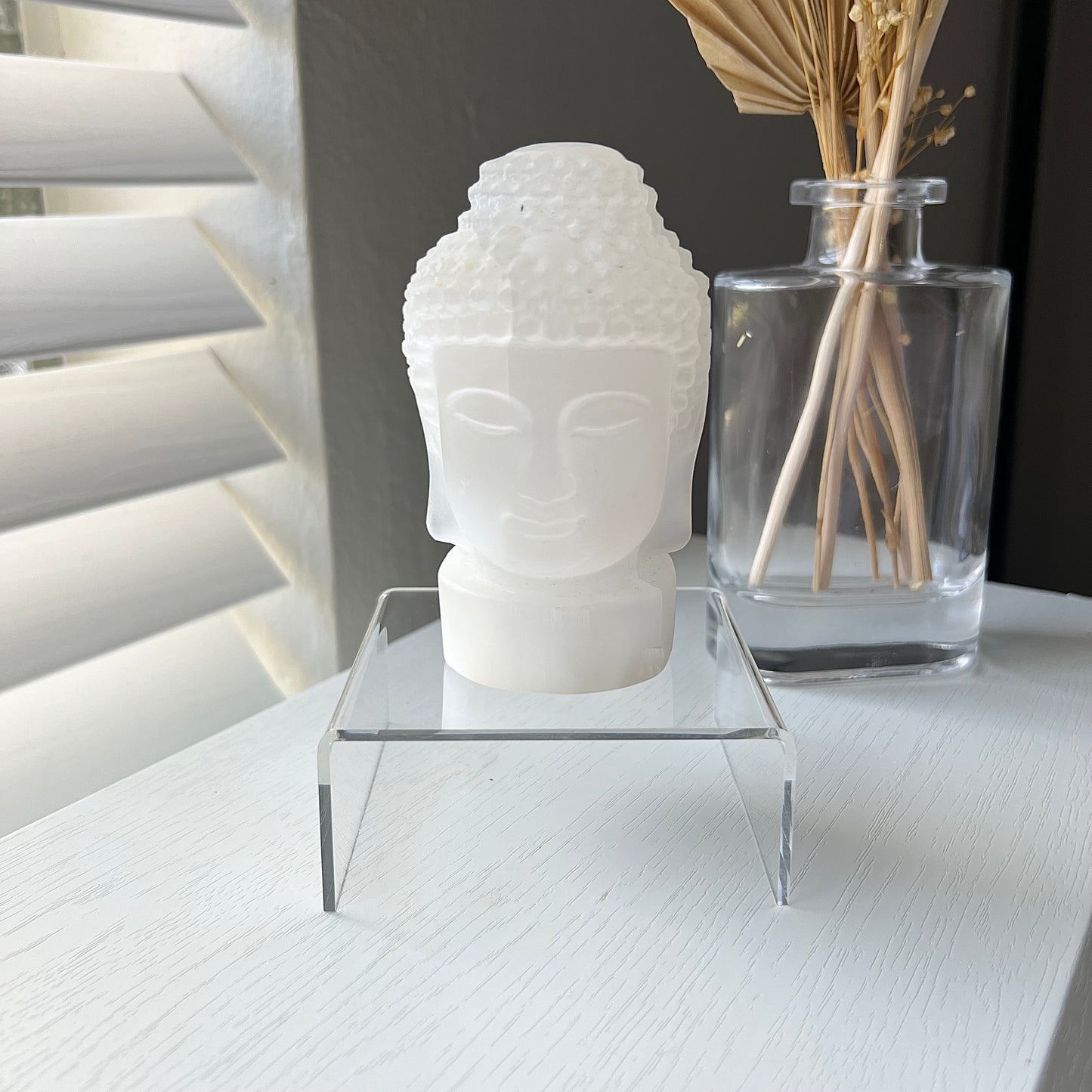 SELENITE BUDDHA