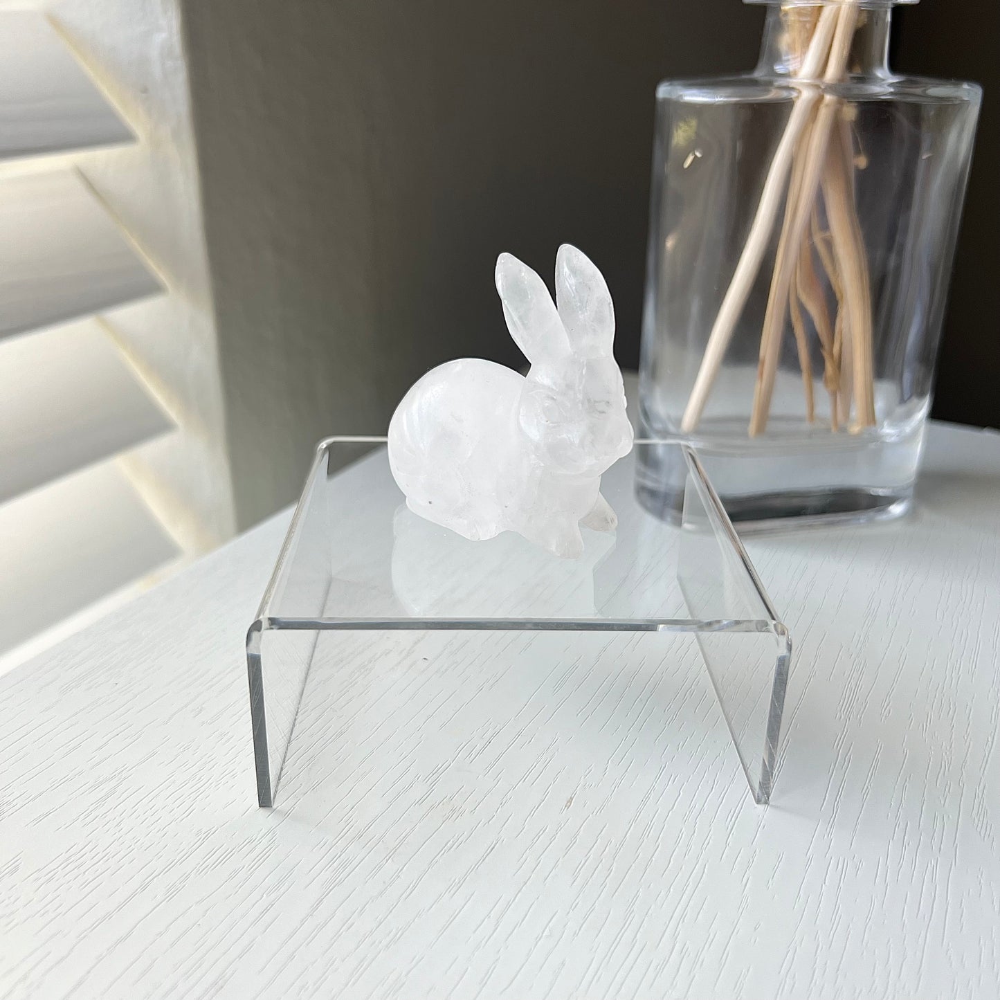 CLEAR QUARTZ BUNNY