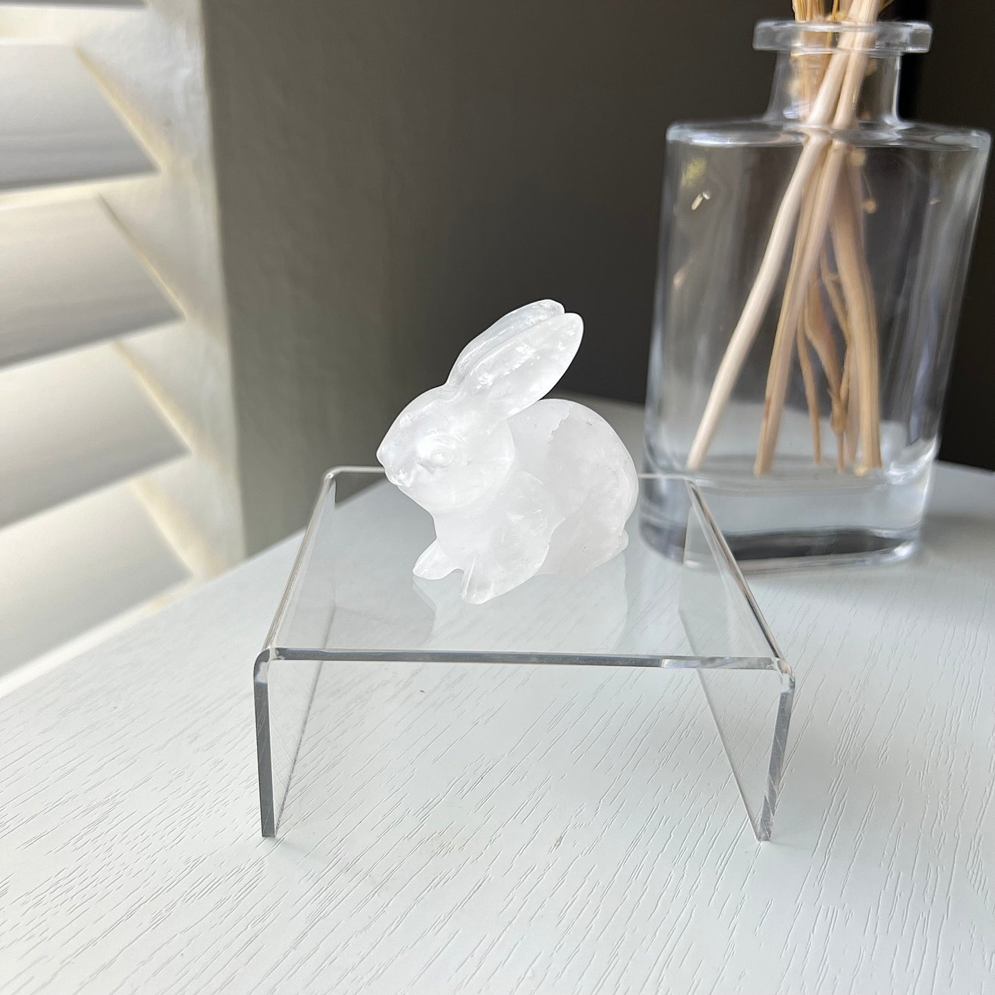 CLEAR QUARTZ BUNNY