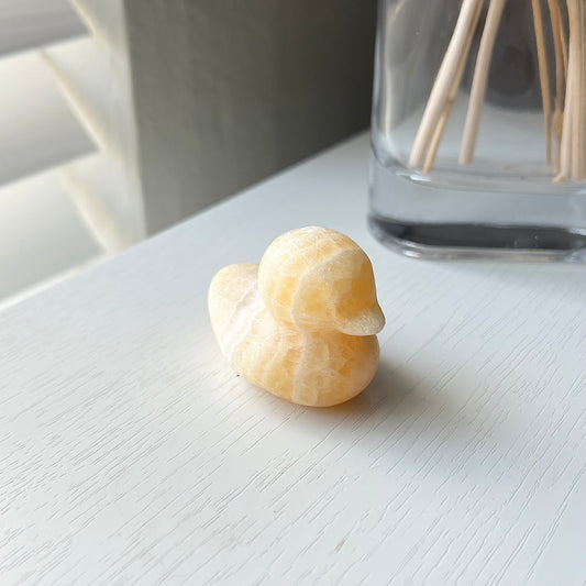 YELLOW CALCITE DUCK