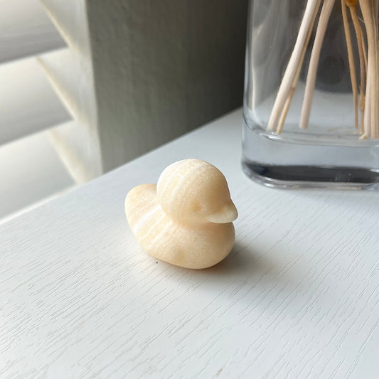 YELLOW CALCITE DUCK