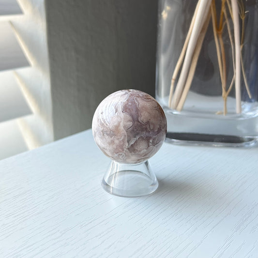 PINK AMETHYST FLOWER AGATE SPHERE