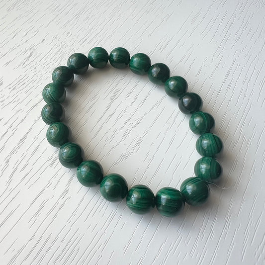 MALACHITE CRYSTAL BRACELET