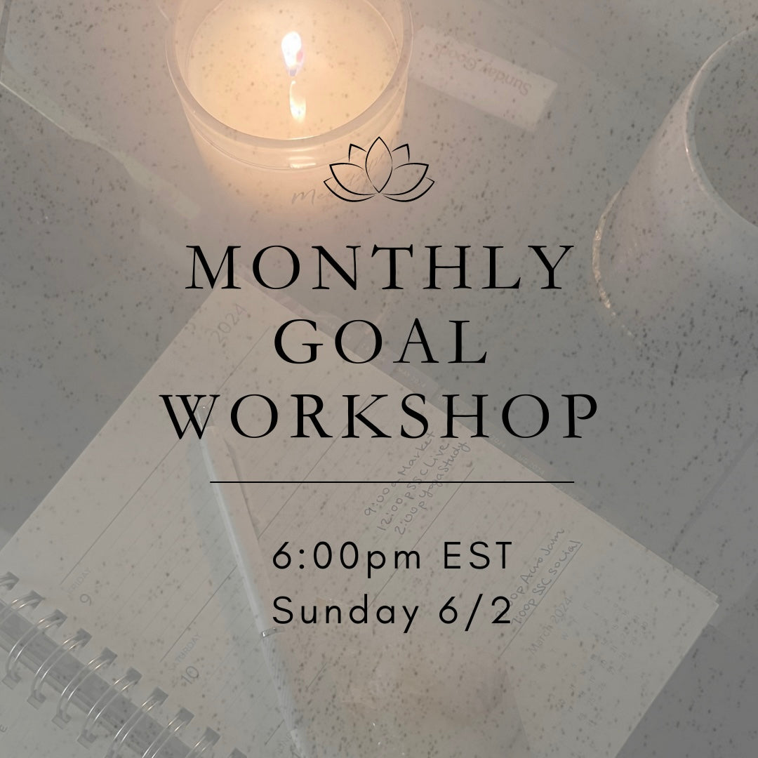 FREE Monthly Goal Workshop